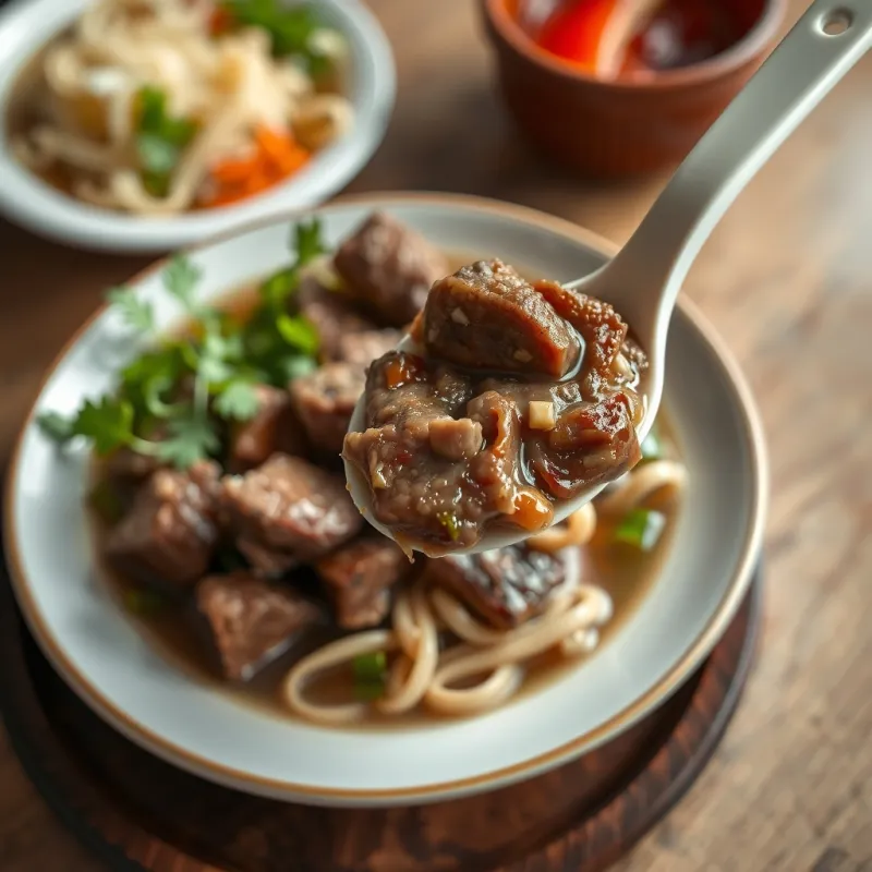 牛肉湯示意圖