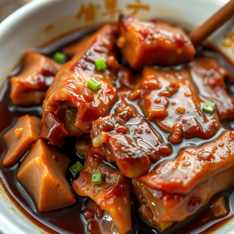 控肉飯示意圖