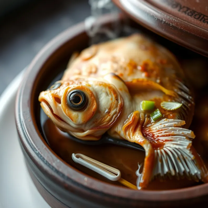砂鍋魚頭示意圖