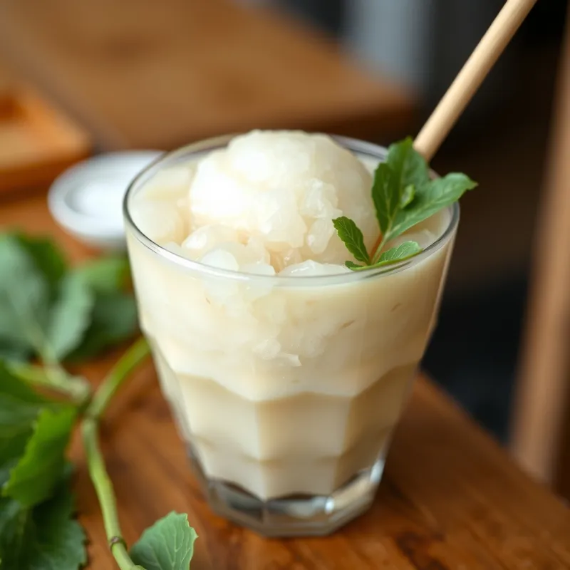 蓮藕茶示意圖