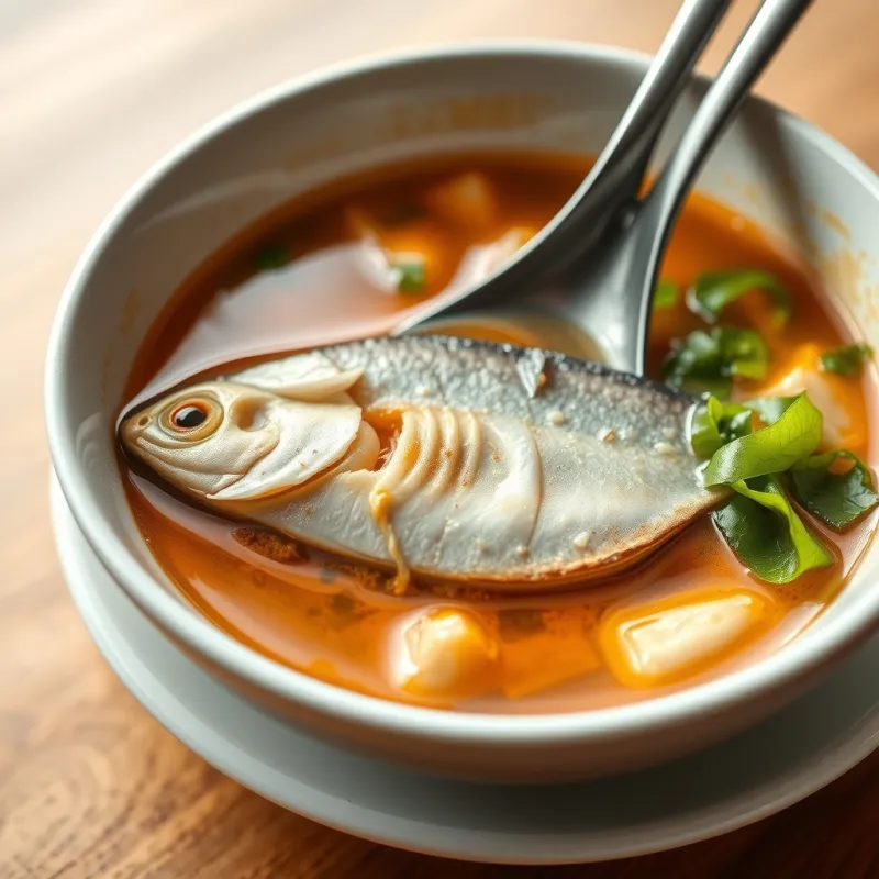 土魠魚羹示意圖