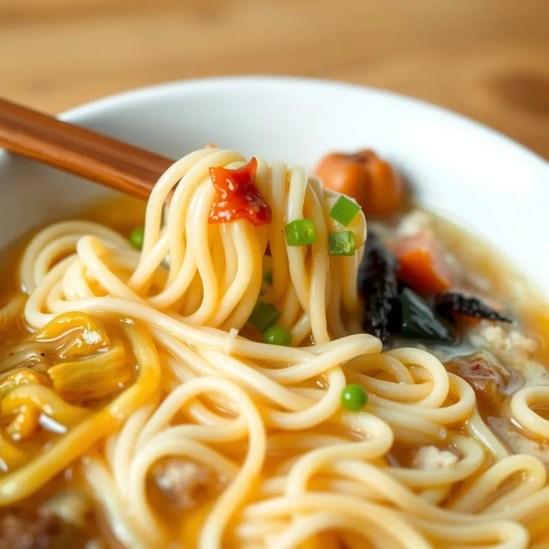 鍋燒麵示意圖