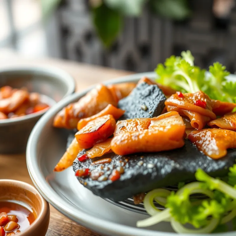 石板烤肉示意圖