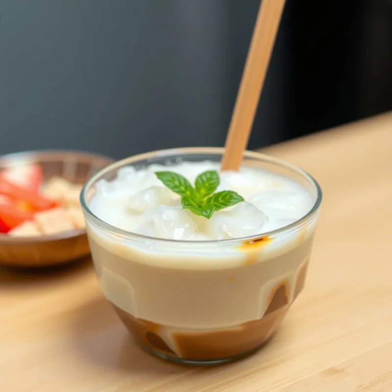 豆漿飲品示意圖