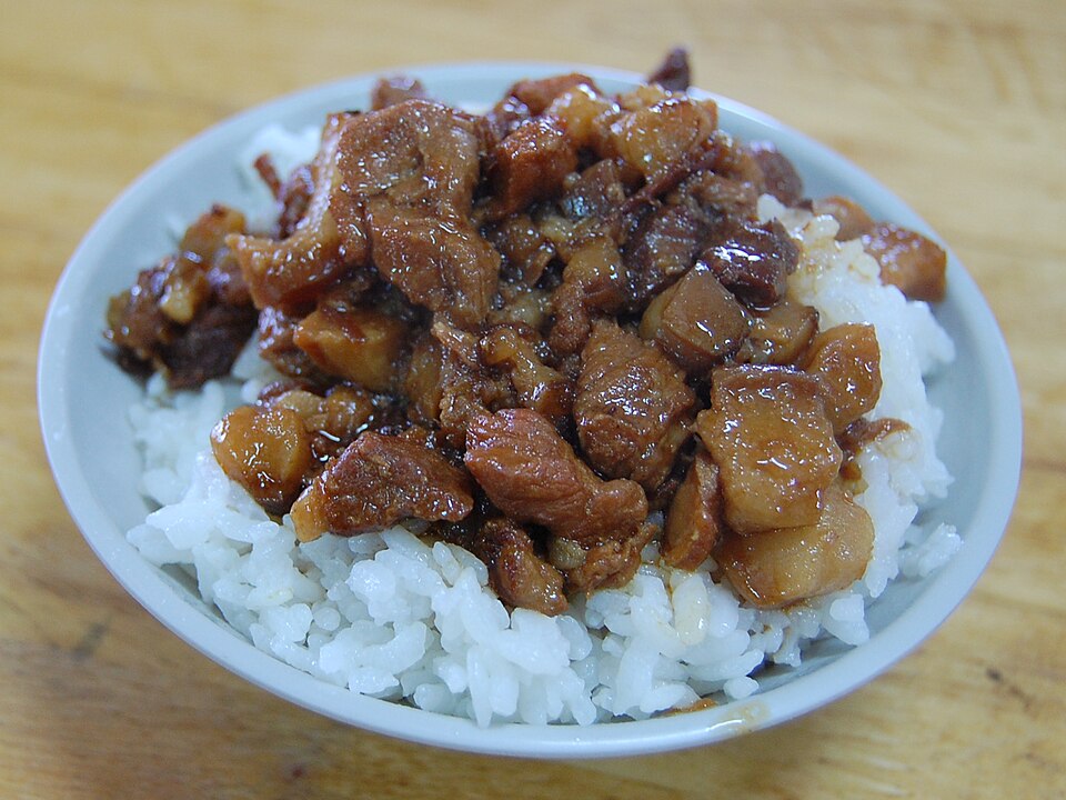 滷肉飯示意圖