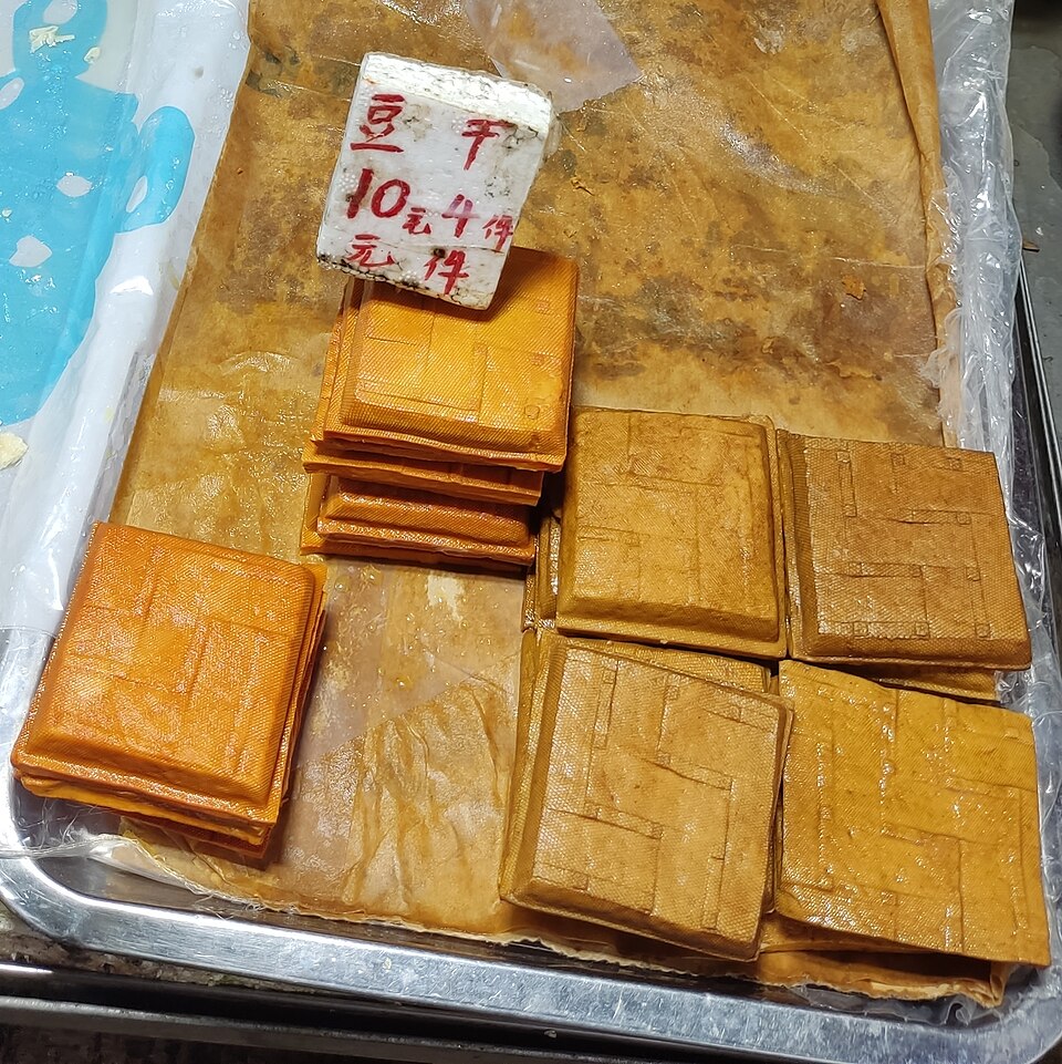 豆干示意圖