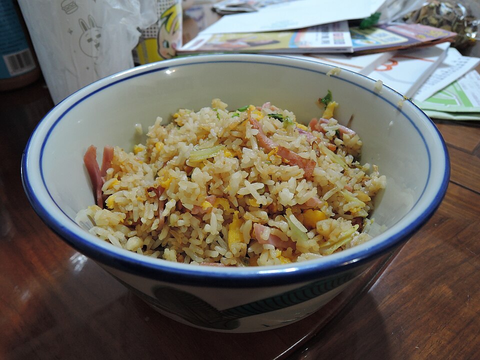 炒飯示意圖