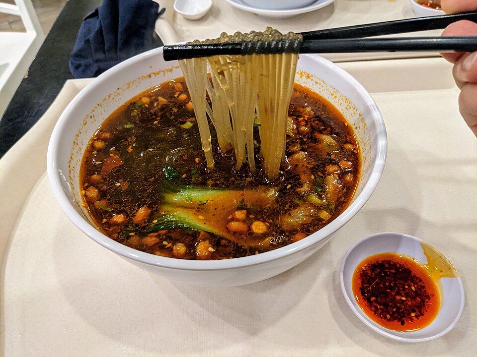 酸辣粉示意圖