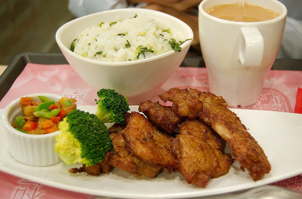 排骨飯示意圖