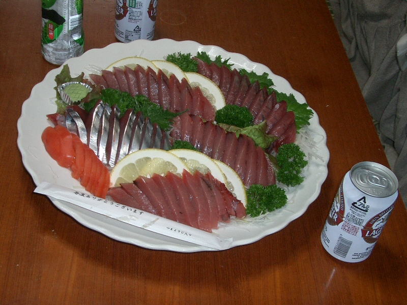 生魚片示意圖