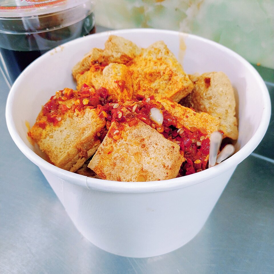 臭豆腐示意圖