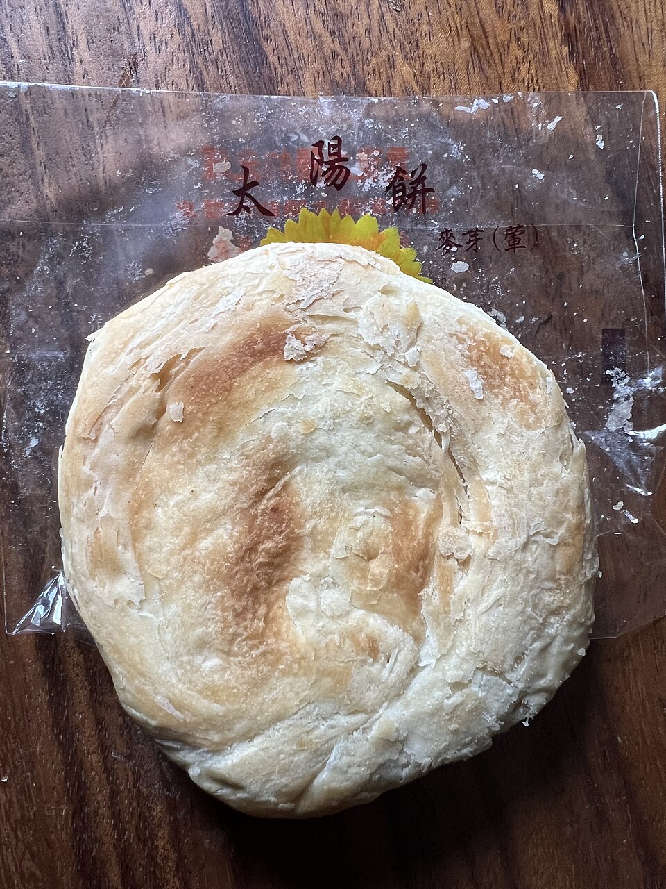 太陽餅示意圖