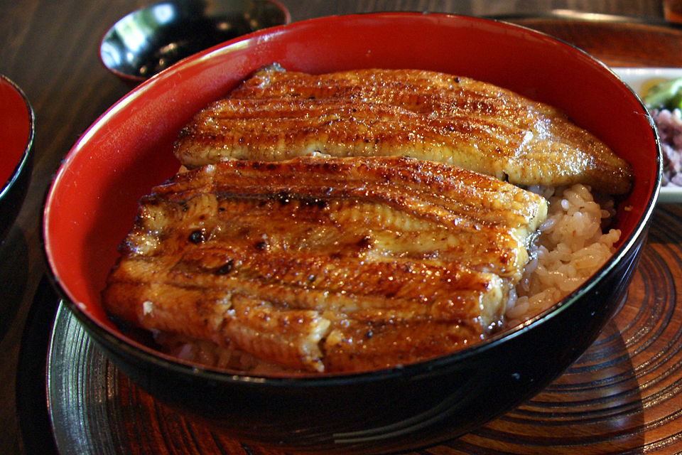 鰻魚飯示意圖