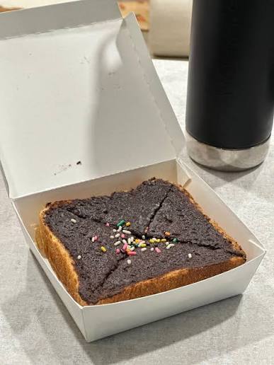 呷尚寶的巧克力厚片實拍照片