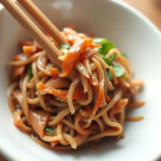 肉絲麵 AI 生成示意圖（非實拍）