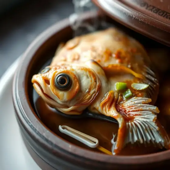 砂鍋魚頭 AI 生成示意圖（非實拍）