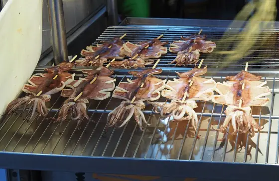 烤魷魚示意圖（非本店實拍）