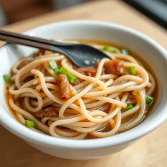 大腸麵線 AI 生成示意圖（非實拍）
